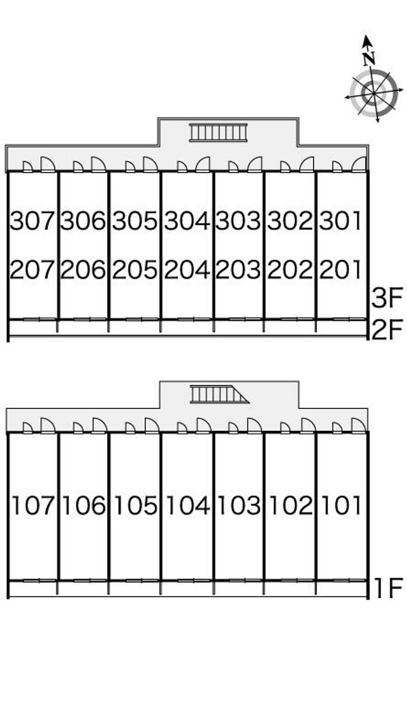 レオパレスイターナル原 間取配置図