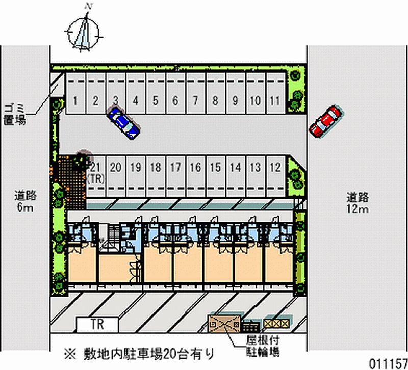 レオパレス三好丘 月極駐車場