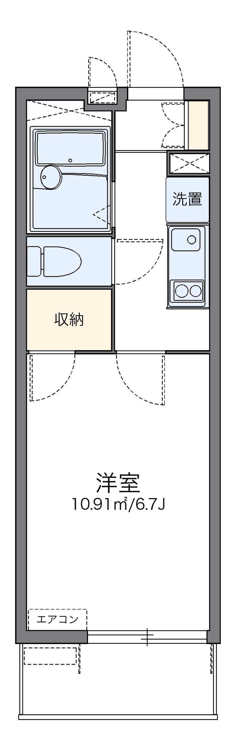 レオパレスＢＥＬＬ 間取図