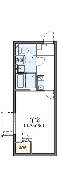 レオネクストシャルム桃山 間取り図