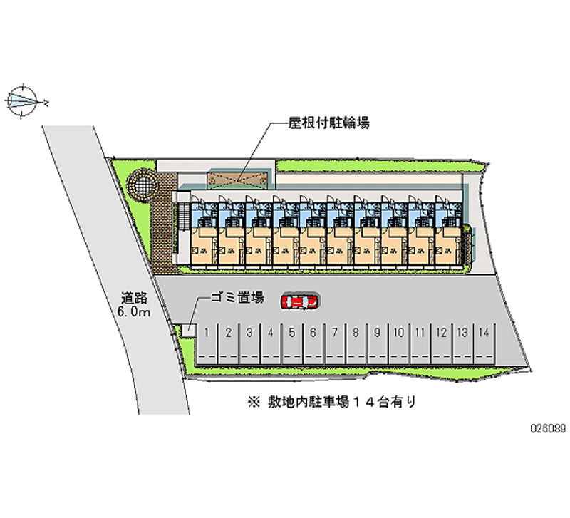 レオパレスＡＫＩ 月極駐車場