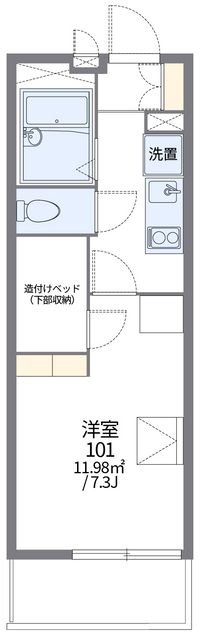 レオパレスＳＵＭＩＹＯＳＨＩ 間取り図