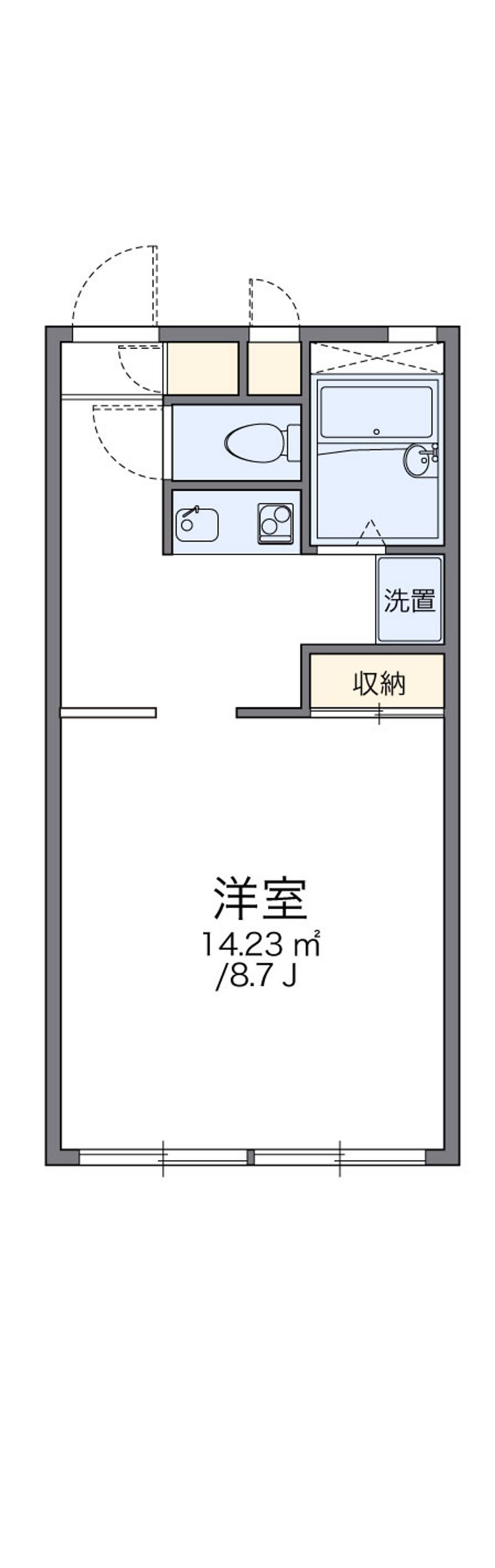 レオパレスＫｕｂｏｔａ 間取り