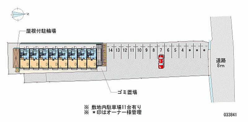 レオパレス鮎 月極駐車場