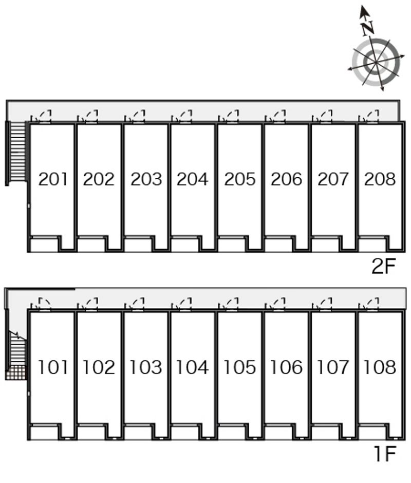レオネクストスマイルシダー 間取配置図