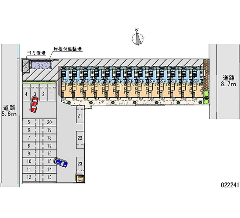 22241 Monthly parking lot