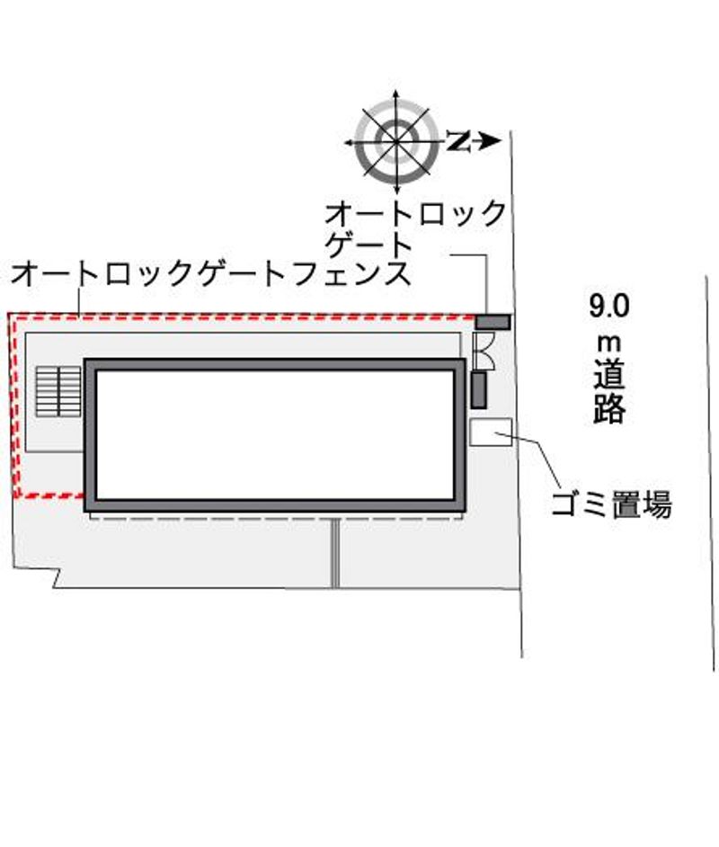 レオパレスフレイア 配置図