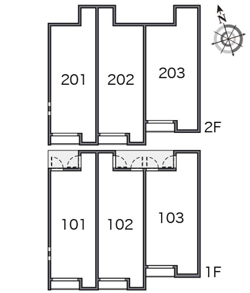 クレイノラヴィベール 間取配置図