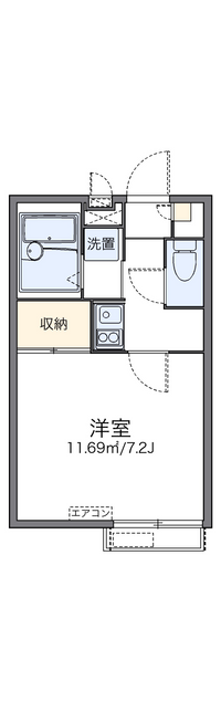 レオパレスＫＳ蔭山 間取り図