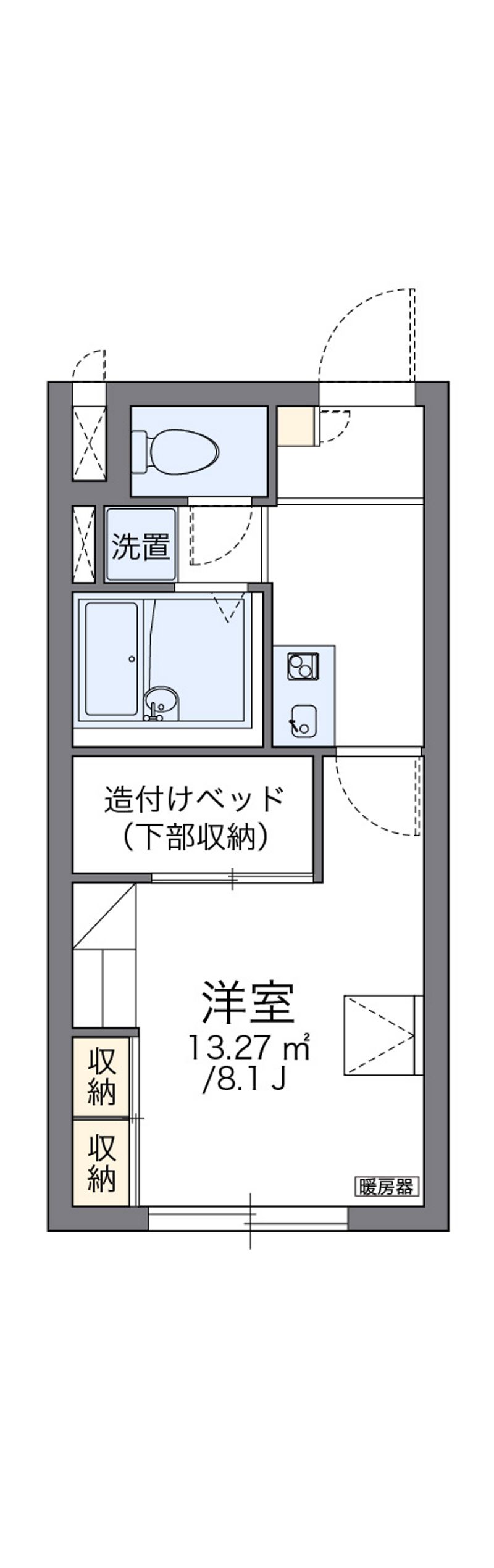 レオパレスコラソンⅡ 間取図
