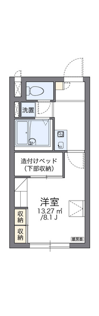 レオパレスコラソンⅡ 間取り図