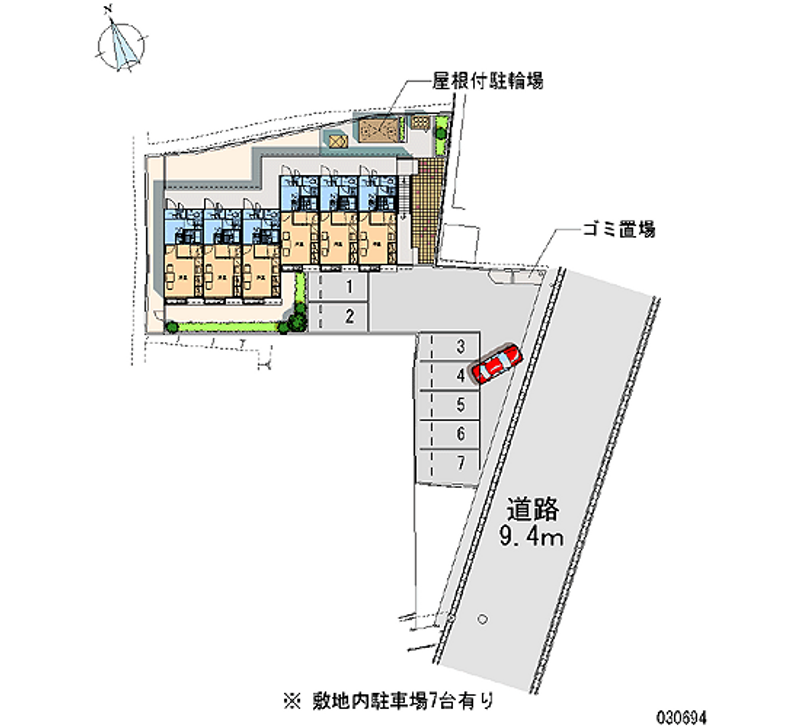 30694 Monthly parking lot