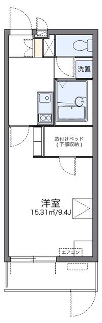 レオパレスＭＩＮＡＭＩⅢ 間取り図