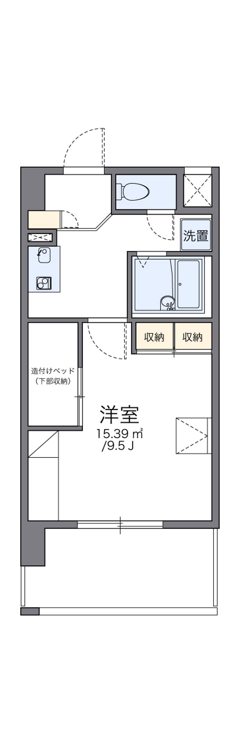 レオパレスＲＥＺＯＮ中百舌鳥 間取図