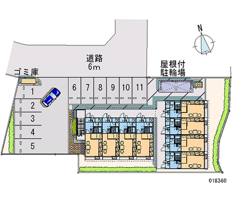 レオパレス琴 月極駐車場