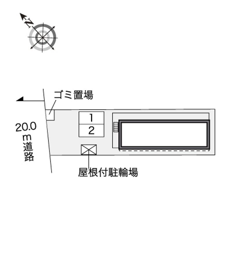 レオパレスラピスラズリ 配置図