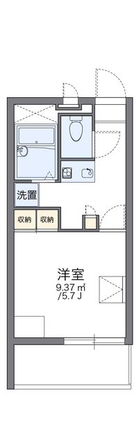 レオパレスプレンティ鳳 間取り図