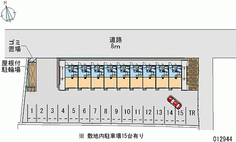 レオパレスルニＩ 月極駐車場