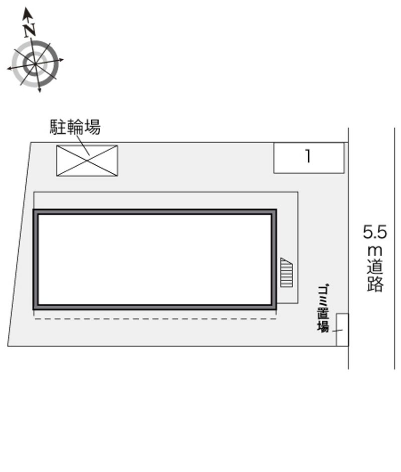 レオパレス高蘭 配置図