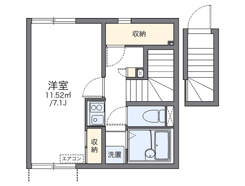 レオネクストル　ソレイユ 間取図