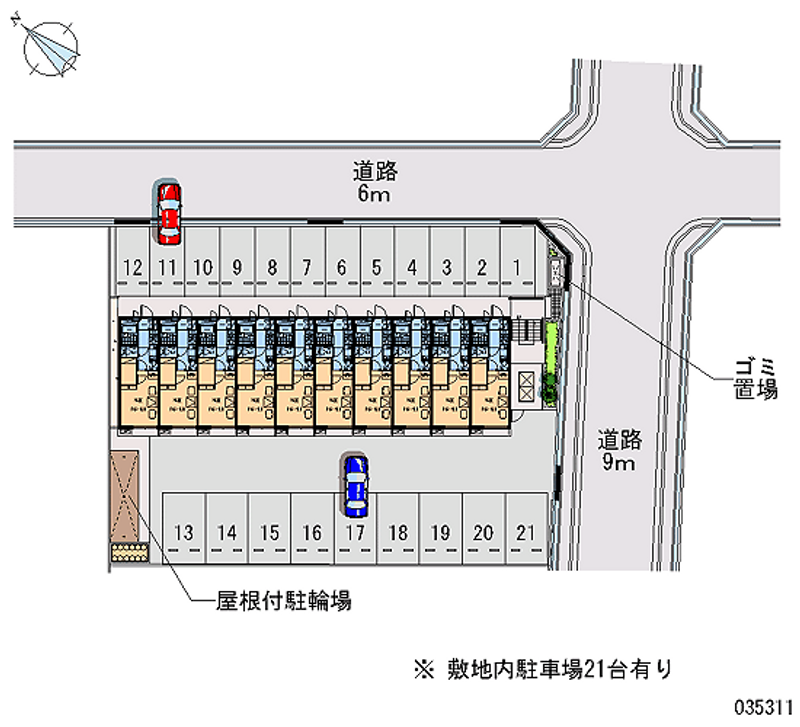 レオパレス高知 月極駐車場