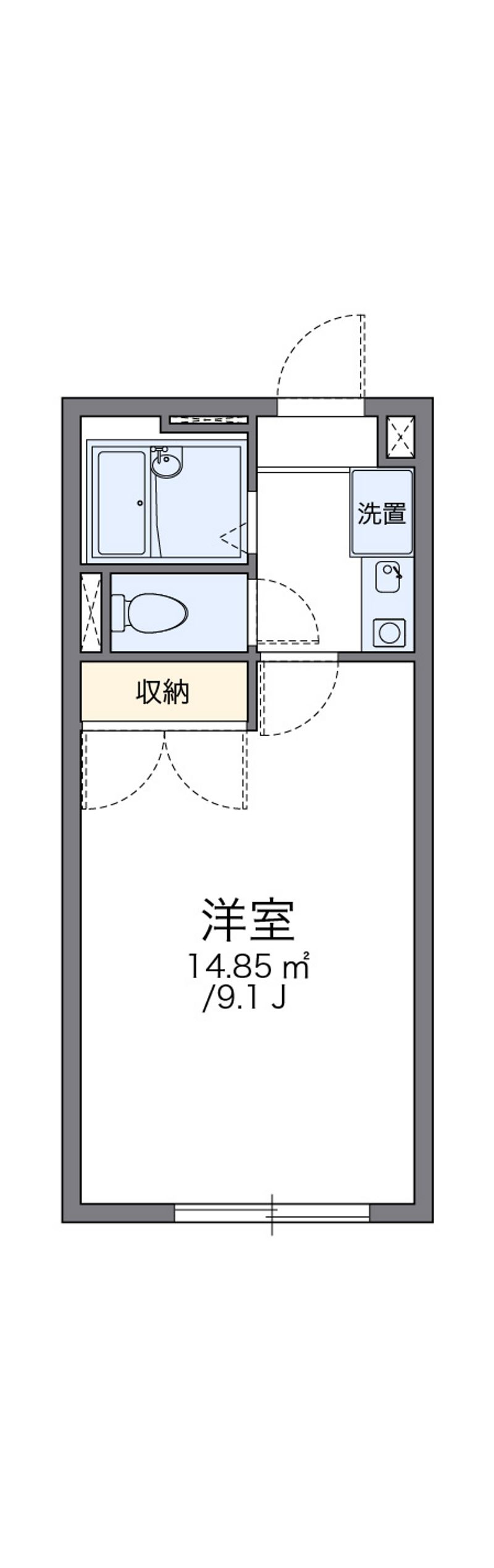 レオパレス東洋 間取図