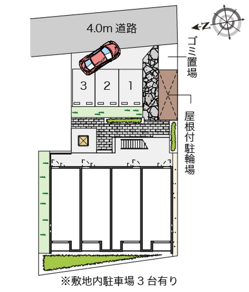 クレイノ西森本 配置図