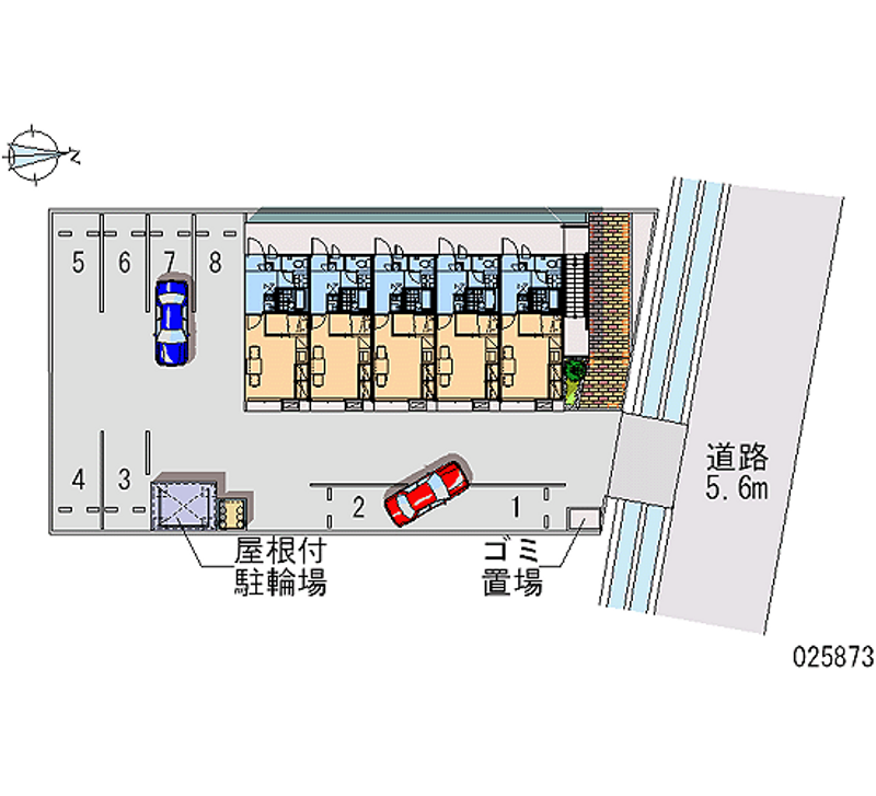 25873 Monthly parking lot