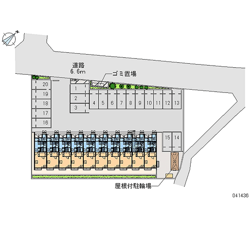 41436 Monthly parking lot