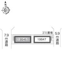 レオパレスシティパルⅠ 駐車場