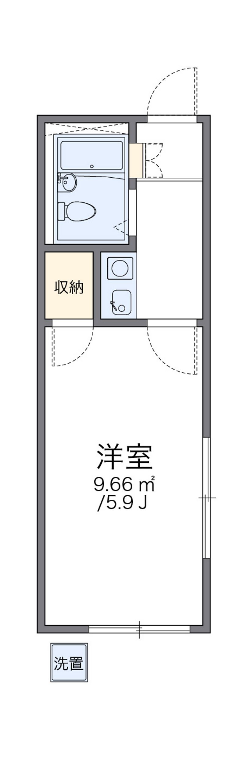レオパレス天沼 間取り