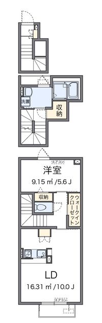 クレイノＫＥＥＰ　ＮＥＸＴⅠ 間取り図