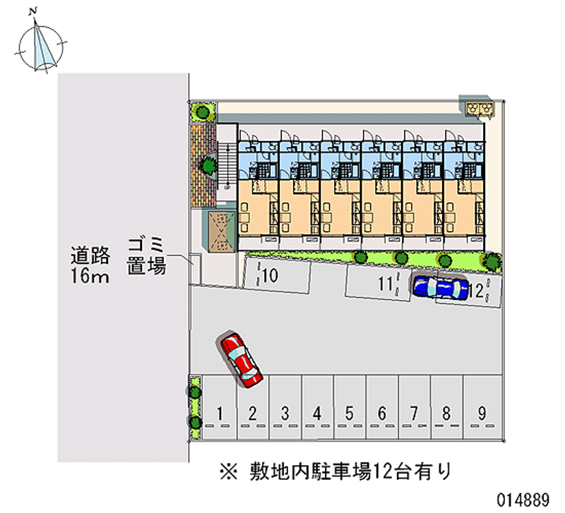 14889 bãi đậu xe hàng tháng