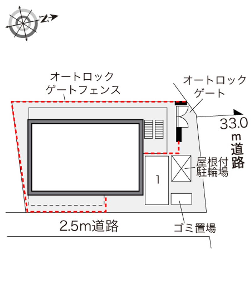 レオパレスビブハウス 配置図