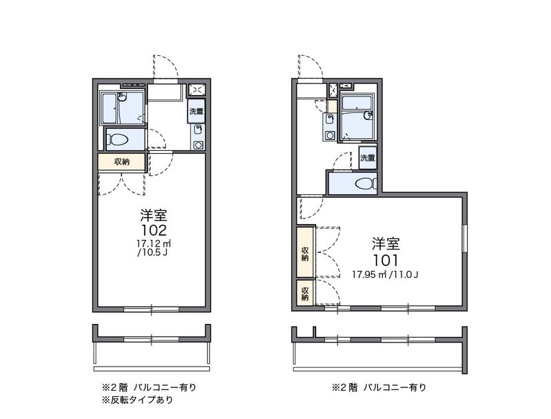 レオパレスＮＯＶＡ・Ⅱ 間取図