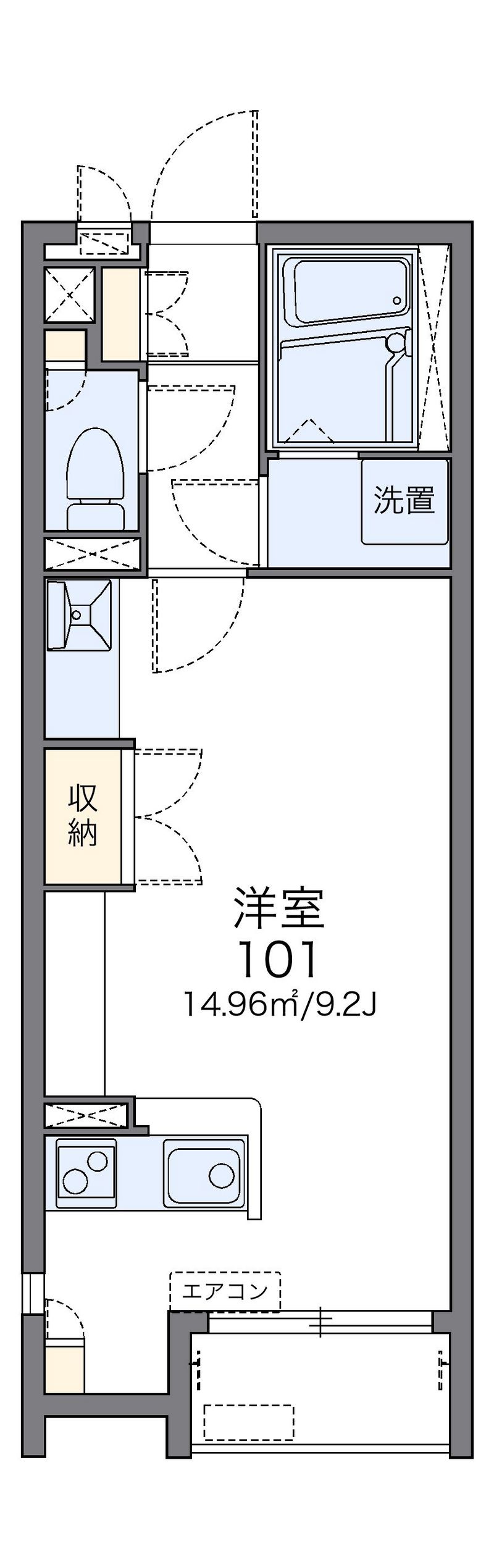 レオネクスト森山 間取図