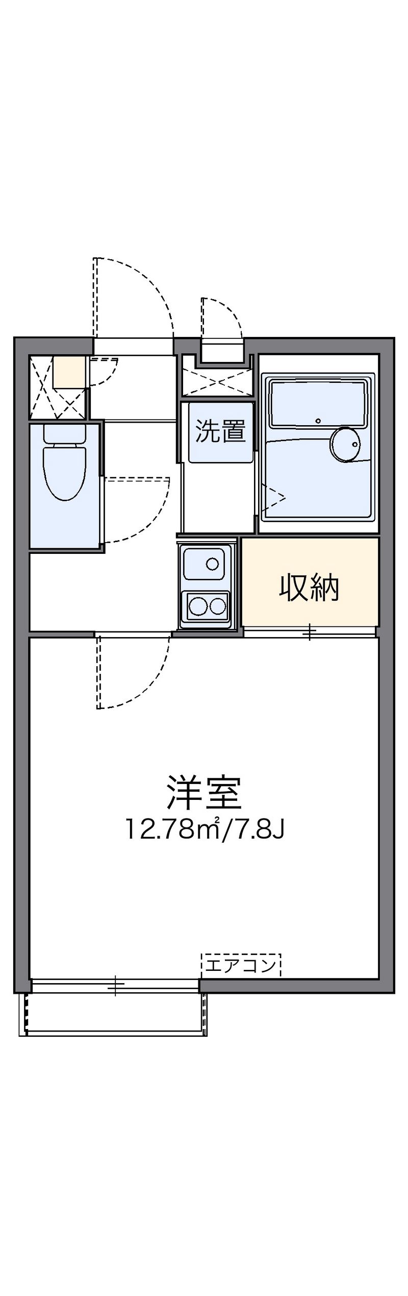 レオパレス桜 間取図