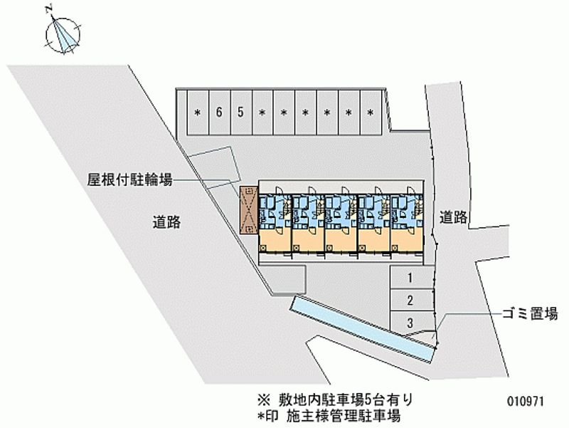 レオパレスグランディール 月極駐車場