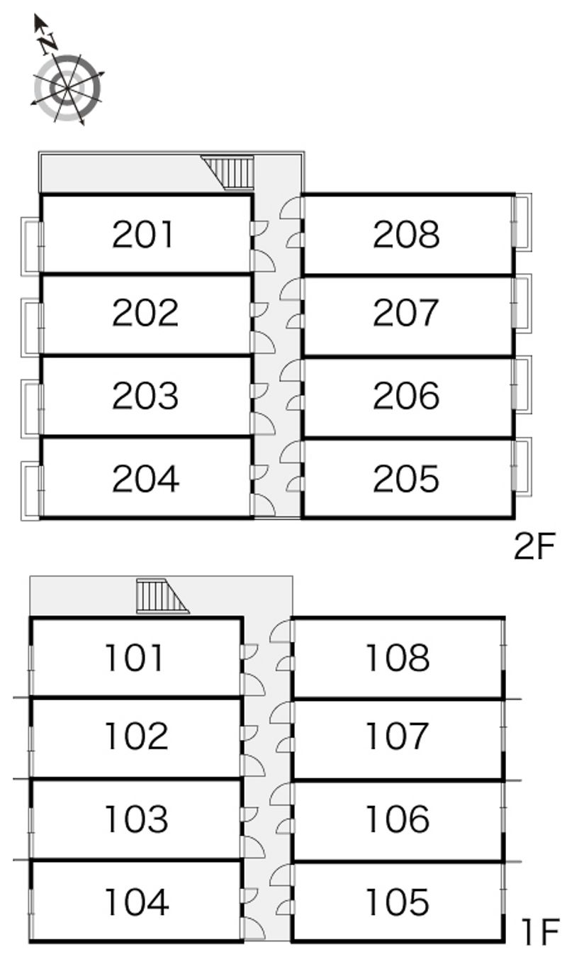 レオパレス船堀 間取配置図