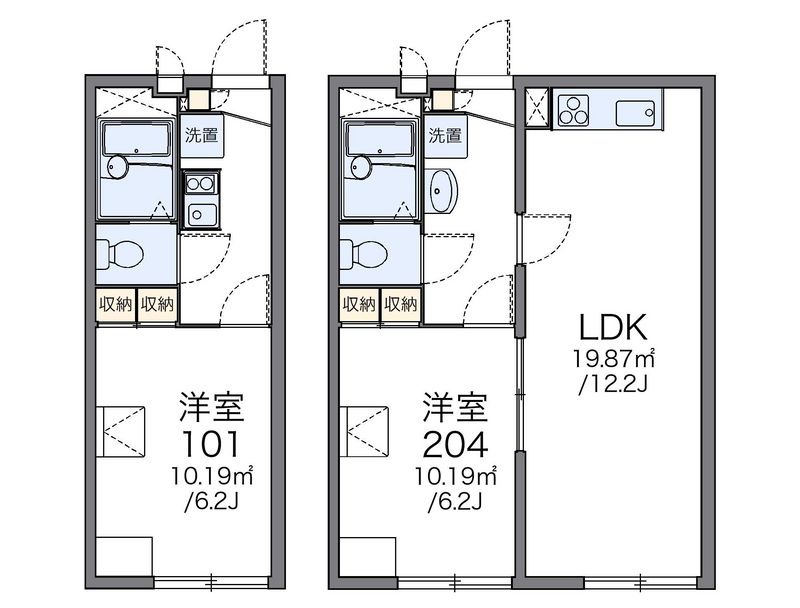 レオパレス治平丸 間取図