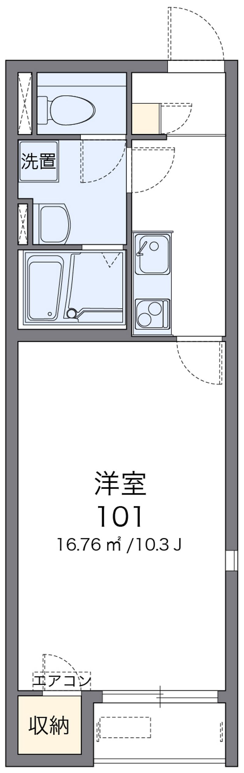 レオネクスト山茶花 間取図