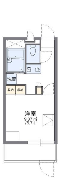 レオパレス香住 間取り図