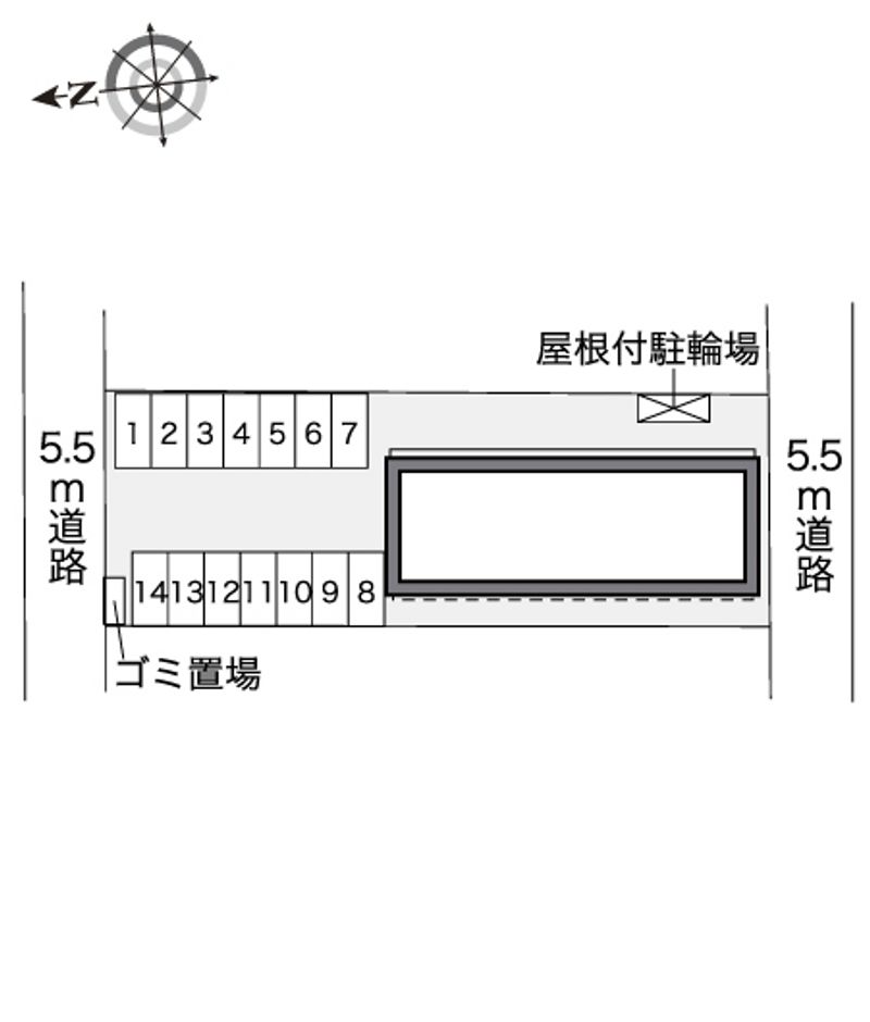 レオネクストグレースハイムⅢ 配置図