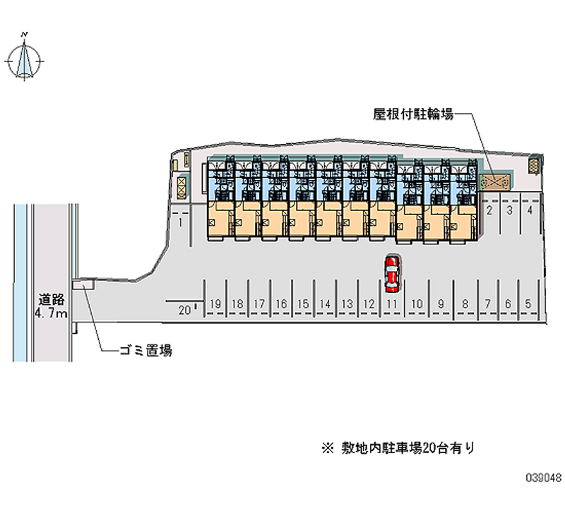 39048 bãi đậu xe hàng tháng