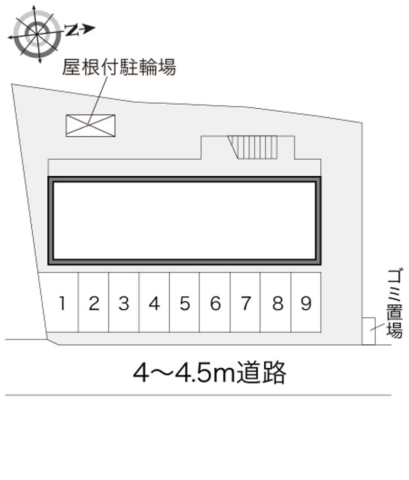 レオパレスＡＭＡＫＵＳＡ 配置図