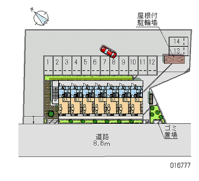 16777 Monthly parking lot