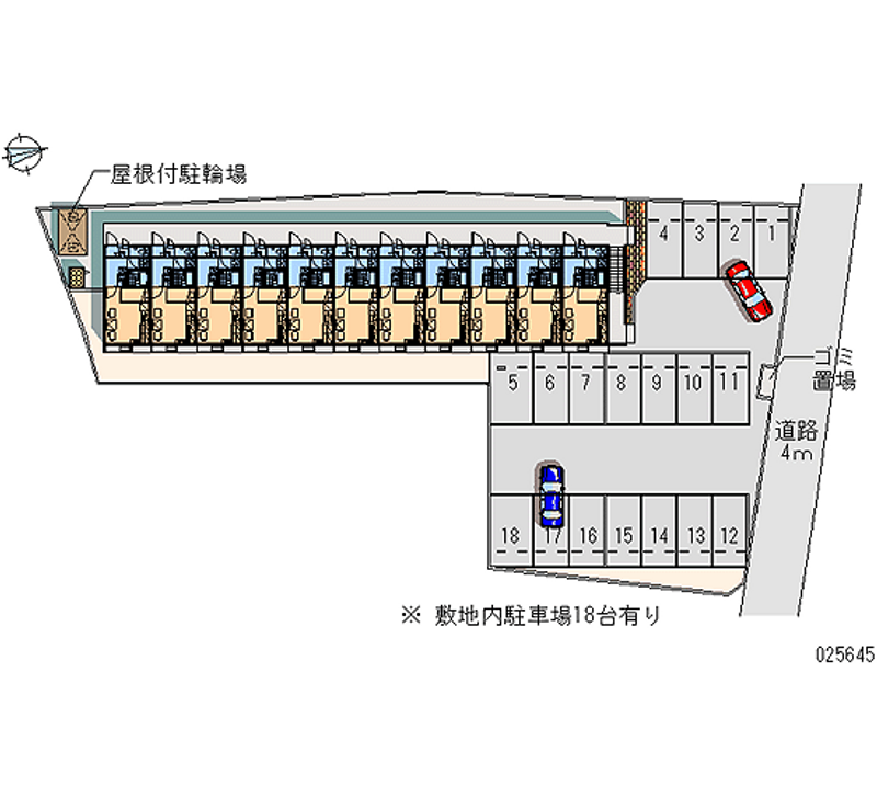 25645 bãi đậu xe hàng tháng