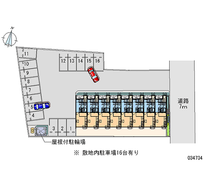 34734月租停车场