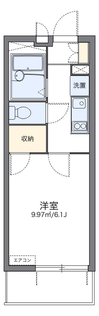 レオパレスルーチェ　マーレ 間取り図