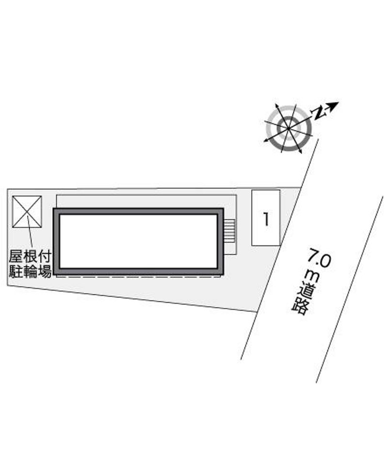 レオパレスエクレールⅡ 配置図